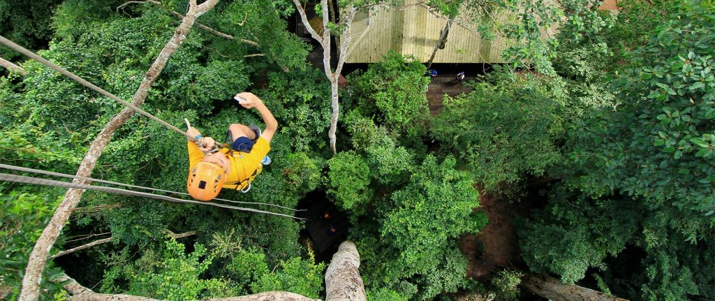 ซิปไลน์สุดหวาดเสียว