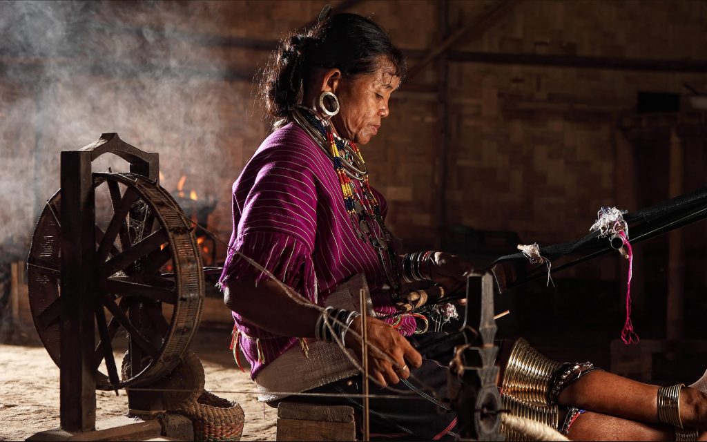 The weaving village of Luang Luang Chiang Mai